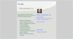 Desktop Screenshot of microstrengthinc.com